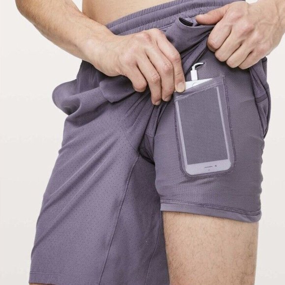 Men’s Lululemon Pace Breaker Shorts 9” Perforated Running Gym Workout Medium - Picture 4 of 6